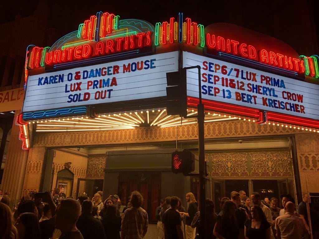 Karen O and Danger Mouse, Live at The Theatre at Ace Hotel